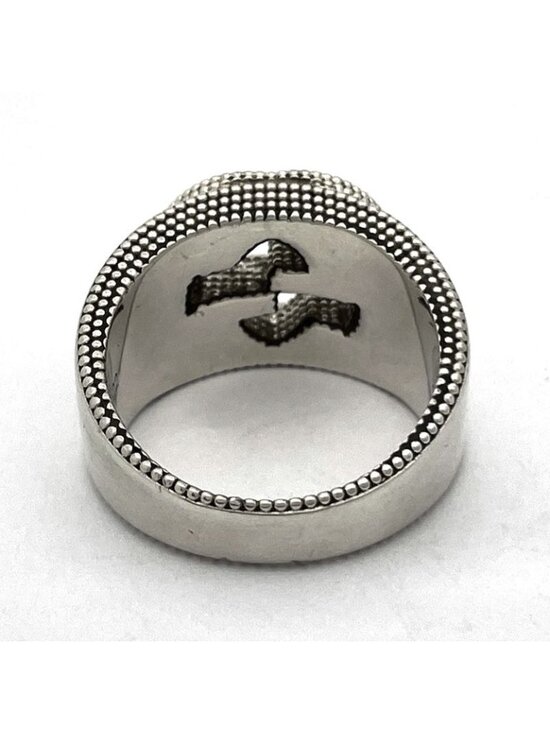 Gucci Interlocking ring in 925 sterling silver | GUCCI® US Gucci Interlocking Ring . Silver